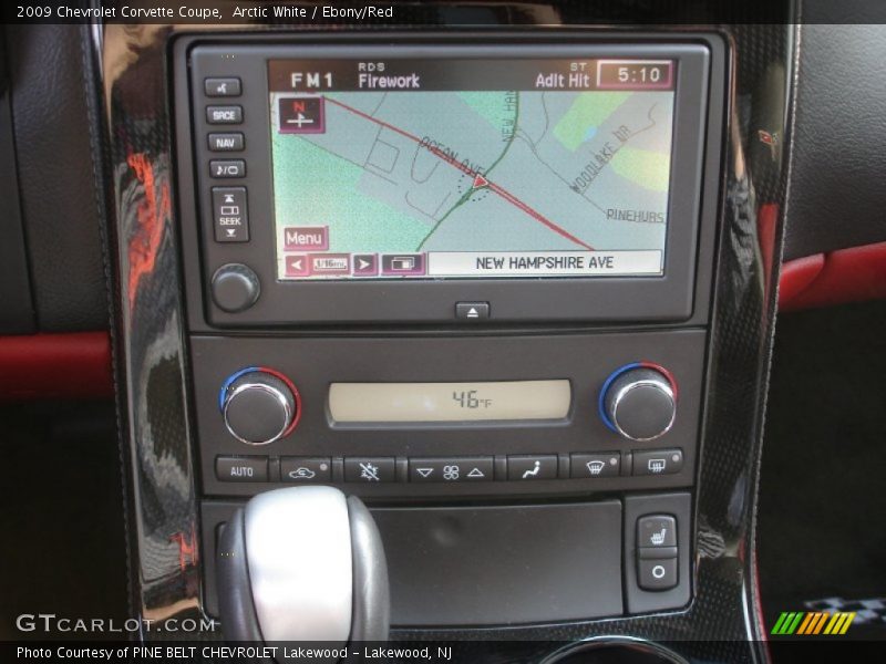 Navigation of 2009 Corvette Coupe