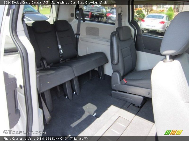 Stone White / Dark Slate Gray/Light Shale 2010 Dodge Grand Caravan SXT
