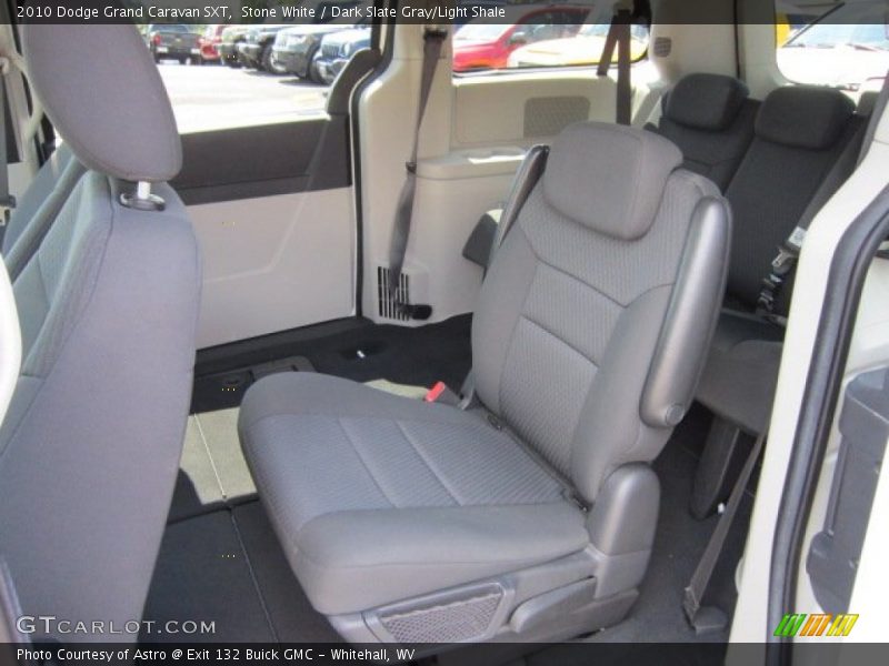 Stone White / Dark Slate Gray/Light Shale 2010 Dodge Grand Caravan SXT