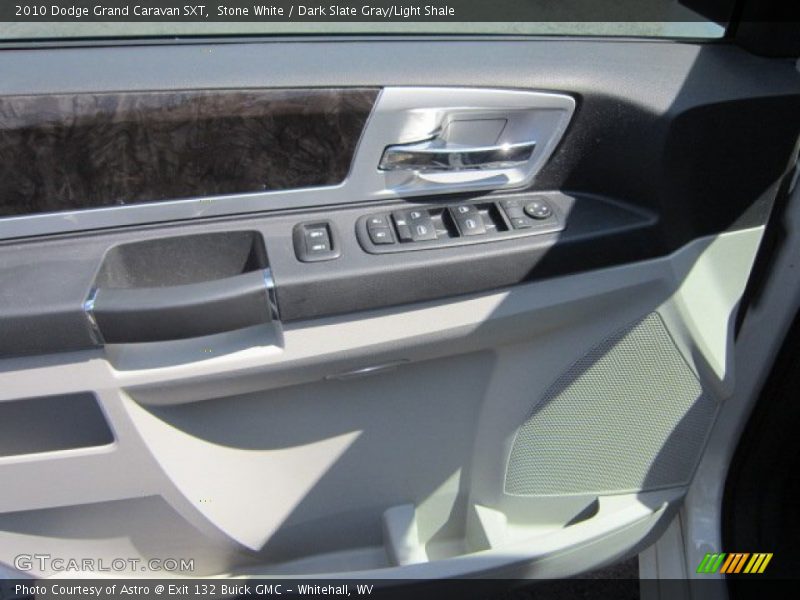 Stone White / Dark Slate Gray/Light Shale 2010 Dodge Grand Caravan SXT
