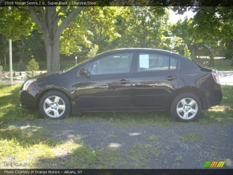 Super Black / Charcoal/Steel 2008 Nissan Sentra 2.0