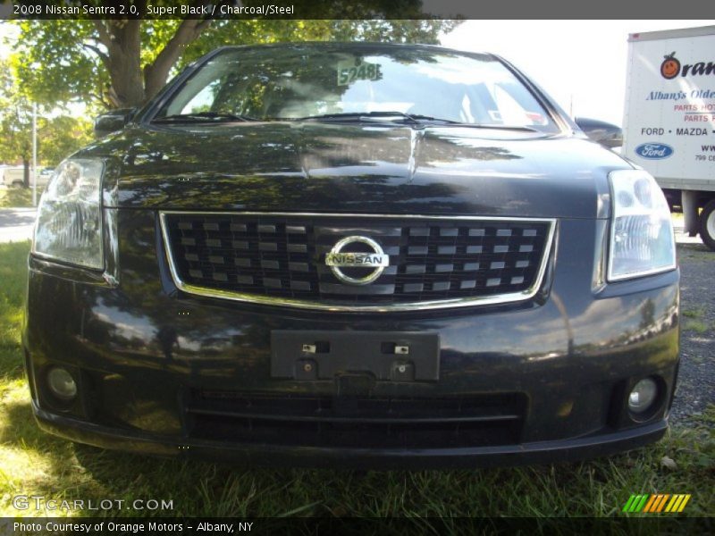Super Black / Charcoal/Steel 2008 Nissan Sentra 2.0