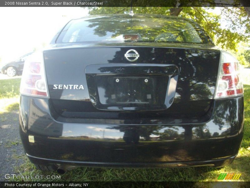 Super Black / Charcoal/Steel 2008 Nissan Sentra 2.0