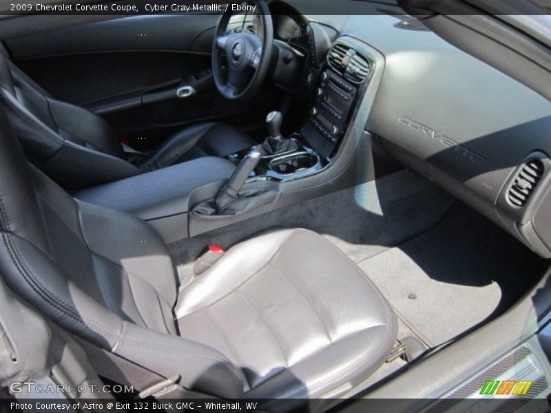  2009 Corvette Coupe Ebony Interior