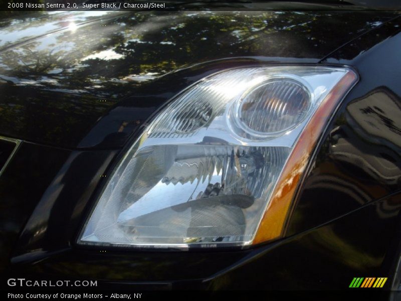 Super Black / Charcoal/Steel 2008 Nissan Sentra 2.0