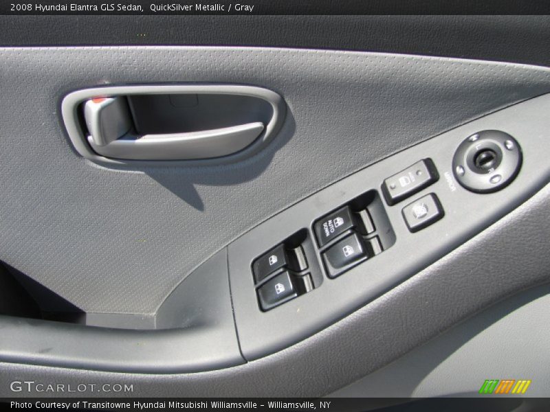 QuickSilver Metallic / Gray 2008 Hyundai Elantra GLS Sedan