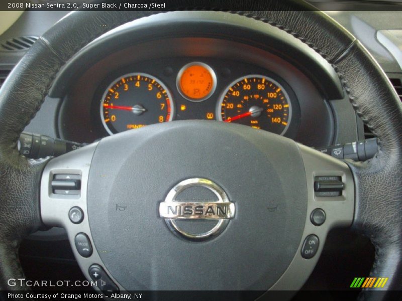 Super Black / Charcoal/Steel 2008 Nissan Sentra 2.0