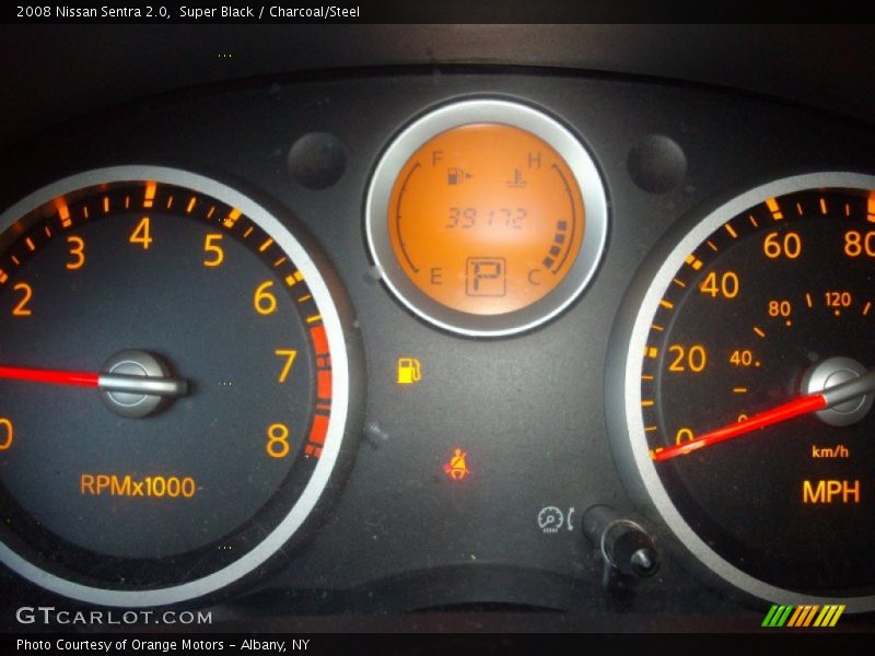 Super Black / Charcoal/Steel 2008 Nissan Sentra 2.0