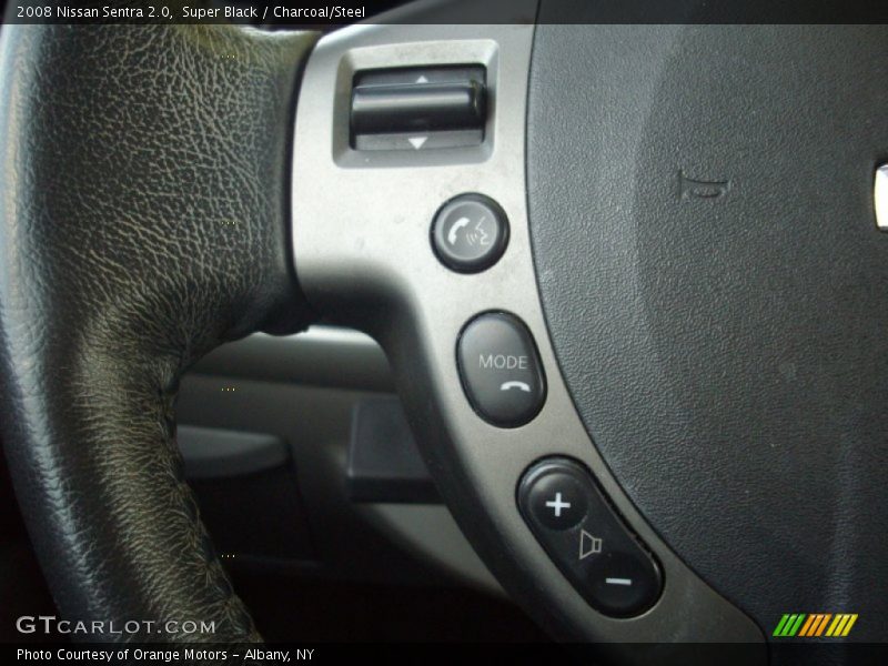 Super Black / Charcoal/Steel 2008 Nissan Sentra 2.0