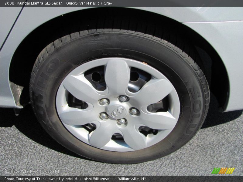 QuickSilver Metallic / Gray 2008 Hyundai Elantra GLS Sedan
