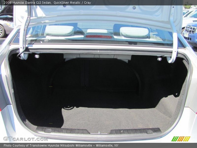 QuickSilver Metallic / Gray 2008 Hyundai Elantra GLS Sedan