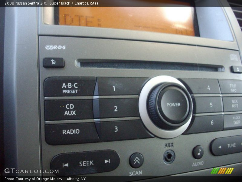 Super Black / Charcoal/Steel 2008 Nissan Sentra 2.0