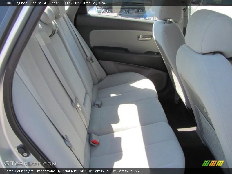 QuickSilver Metallic / Gray 2008 Hyundai Elantra GLS Sedan