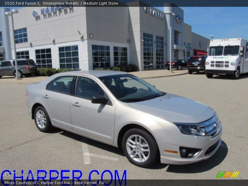 Smokestone Metallic / Medium Light Stone 2010 Ford Fusion S