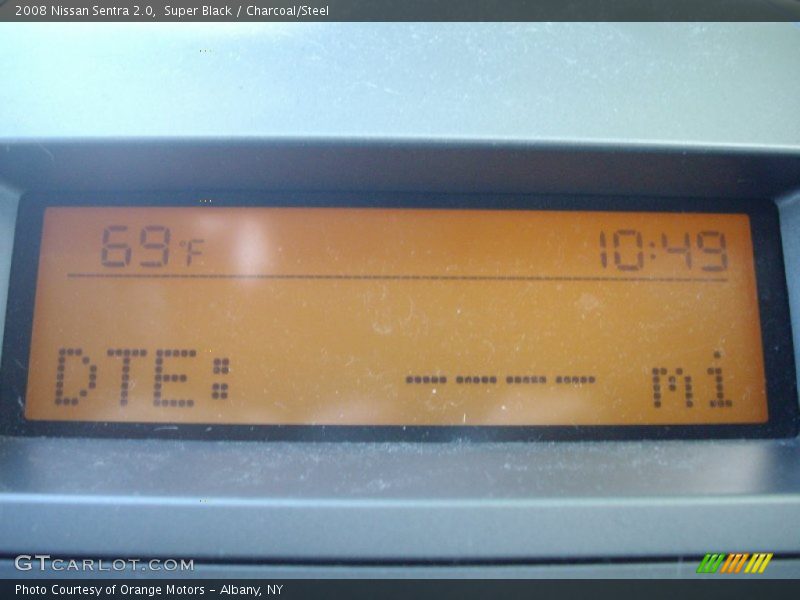 Super Black / Charcoal/Steel 2008 Nissan Sentra 2.0