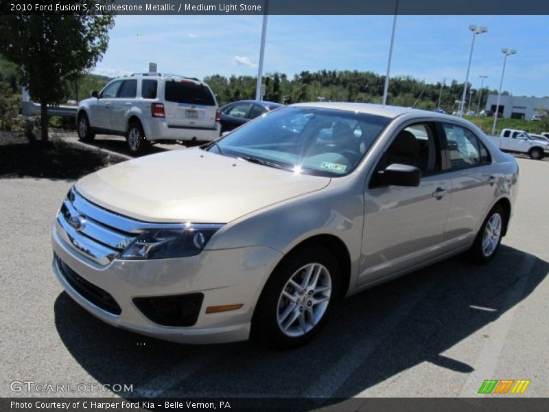 Smokestone Metallic / Medium Light Stone 2010 Ford Fusion S