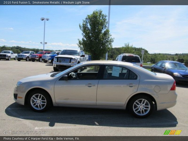 Smokestone Metallic / Medium Light Stone 2010 Ford Fusion S