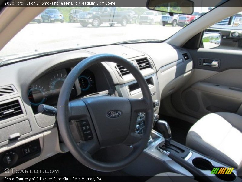 Smokestone Metallic / Medium Light Stone 2010 Ford Fusion S