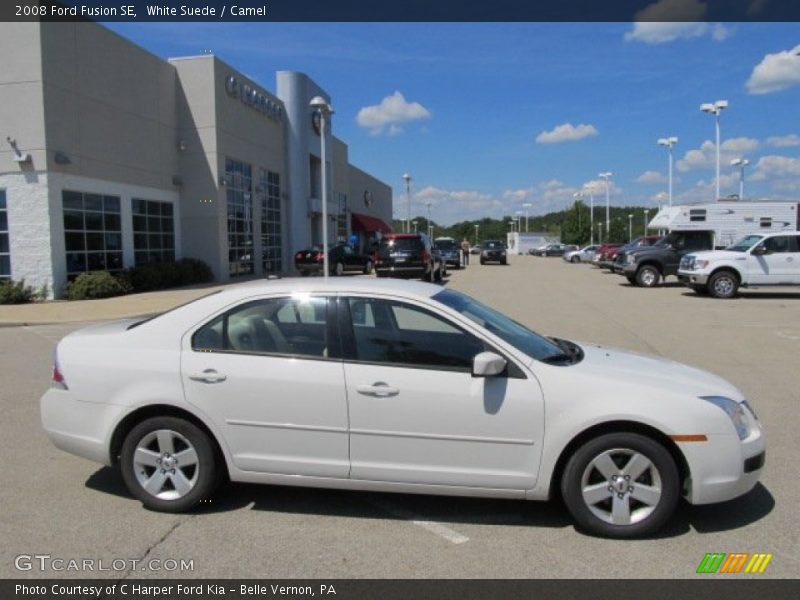 White Suede / Camel 2008 Ford Fusion SE