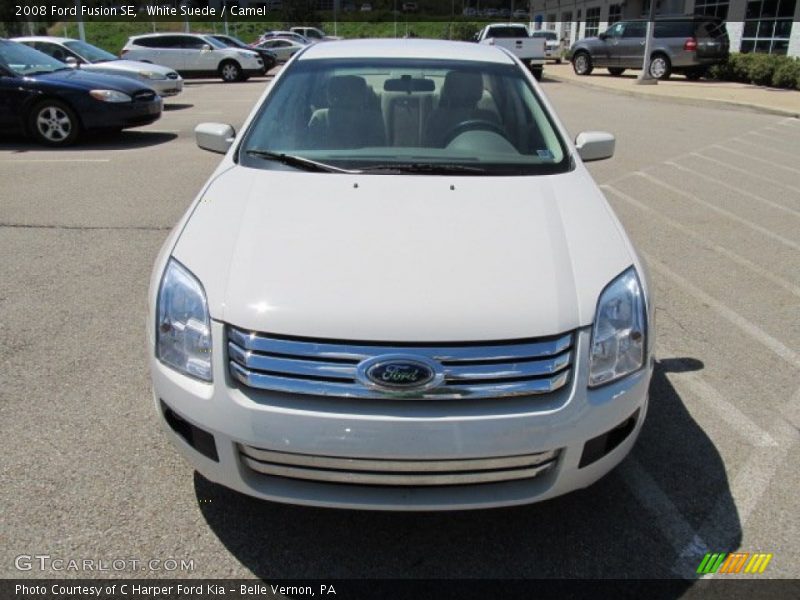 White Suede / Camel 2008 Ford Fusion SE
