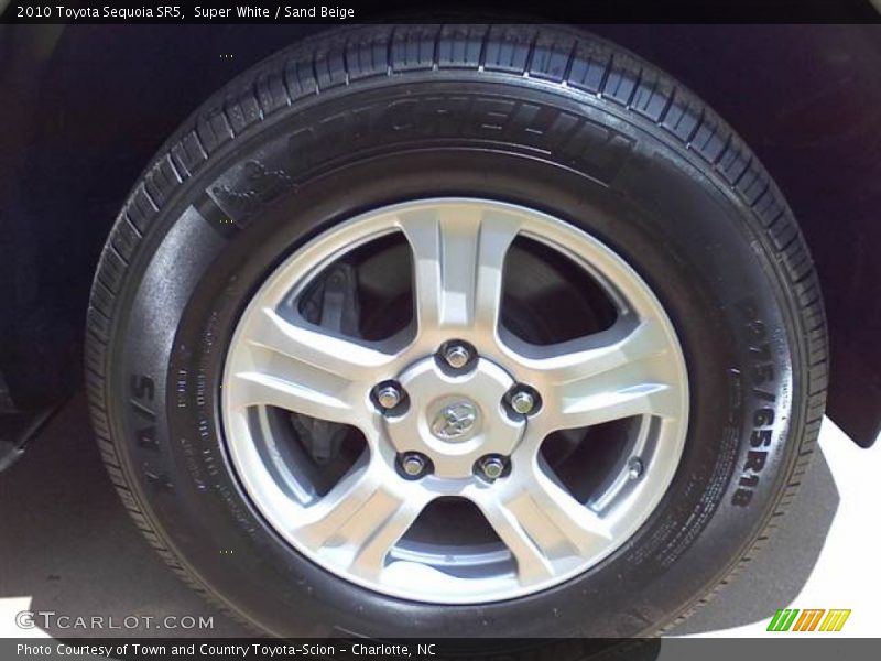 Super White / Sand Beige 2010 Toyota Sequoia SR5