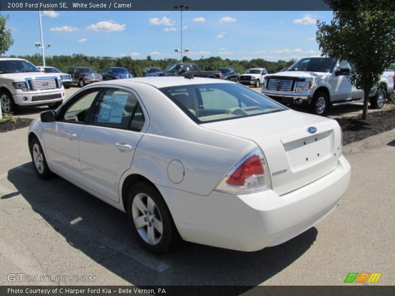 White Suede / Camel 2008 Ford Fusion SE