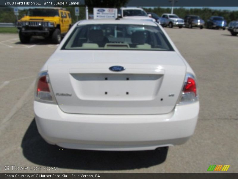 White Suede / Camel 2008 Ford Fusion SE