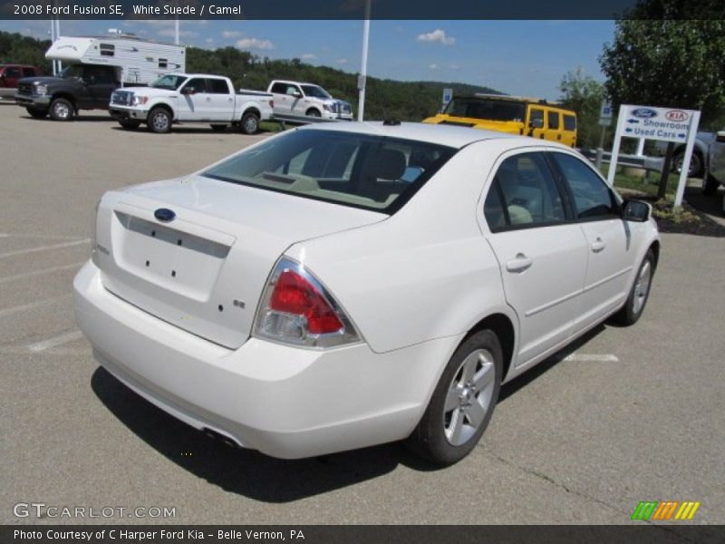 White Suede / Camel 2008 Ford Fusion SE