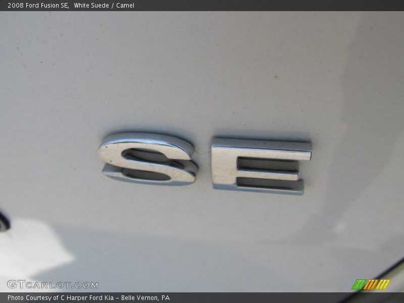White Suede / Camel 2008 Ford Fusion SE