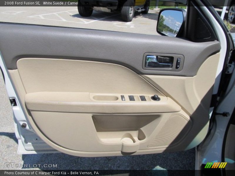 White Suede / Camel 2008 Ford Fusion SE