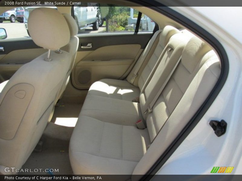 White Suede / Camel 2008 Ford Fusion SE