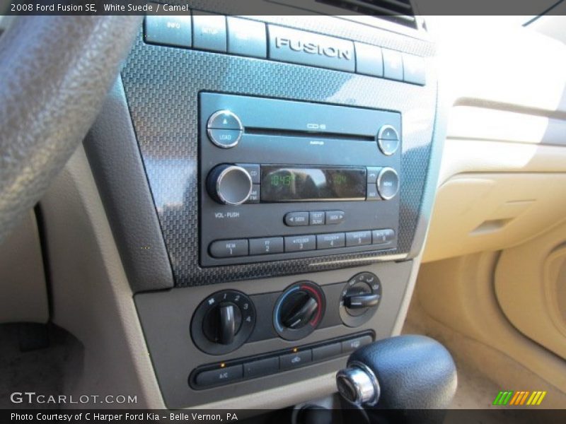 White Suede / Camel 2008 Ford Fusion SE