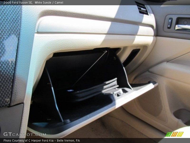 White Suede / Camel 2008 Ford Fusion SE