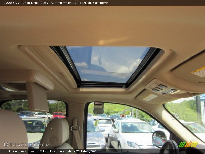 Summit White / Cocoa/Light Cashmere 2008 GMC Yukon Denali AWD
