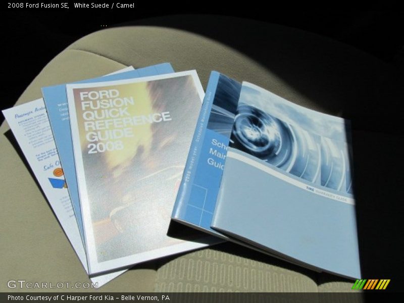 White Suede / Camel 2008 Ford Fusion SE