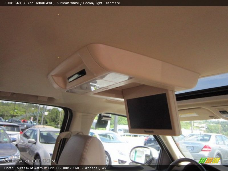 Summit White / Cocoa/Light Cashmere 2008 GMC Yukon Denali AWD