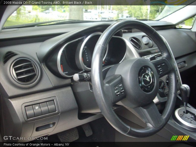 Brilliant Black / Black 2008 Mazda CX-7 Grand Touring AWD
