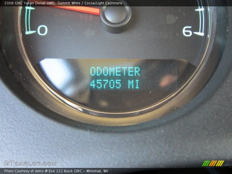 Summit White / Cocoa/Light Cashmere 2008 GMC Yukon Denali AWD