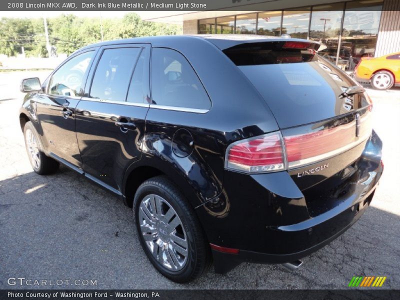 Dark Ink Blue Metallic / Medium Light Stone 2008 Lincoln MKX AWD