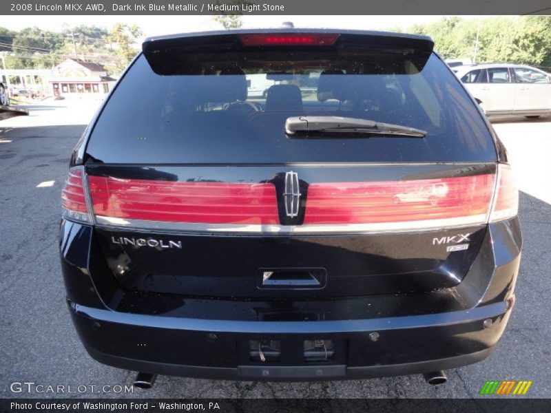 Dark Ink Blue Metallic / Medium Light Stone 2008 Lincoln MKX AWD