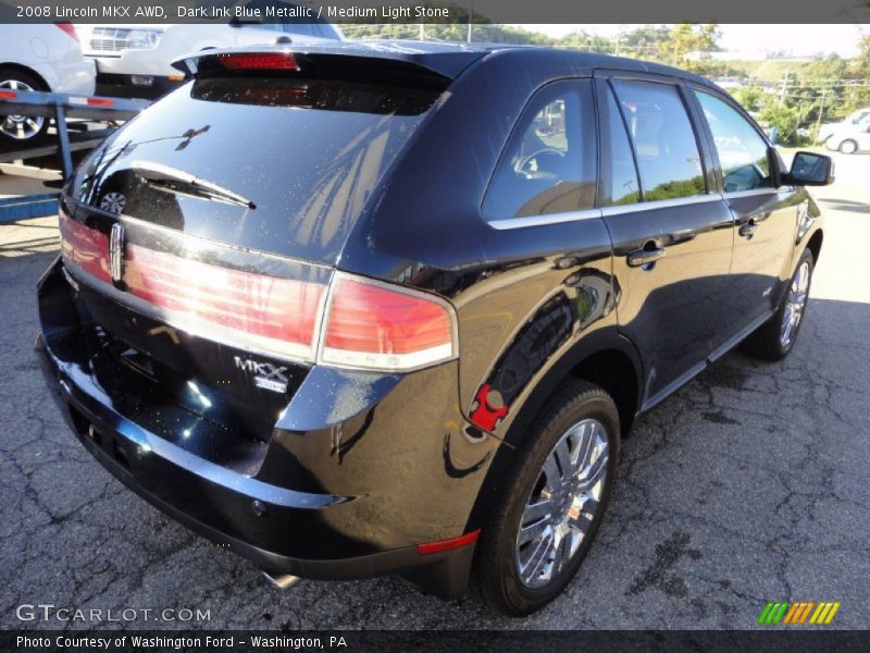 Dark Ink Blue Metallic / Medium Light Stone 2008 Lincoln MKX AWD