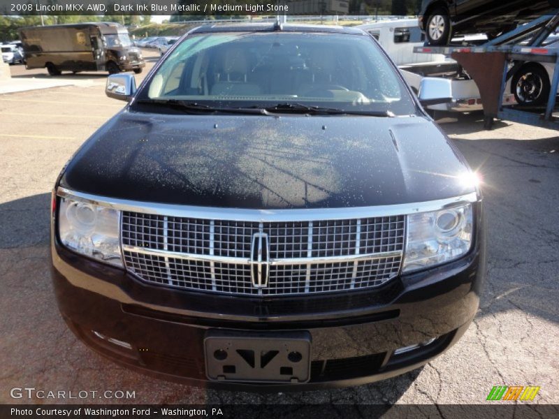Dark Ink Blue Metallic / Medium Light Stone 2008 Lincoln MKX AWD