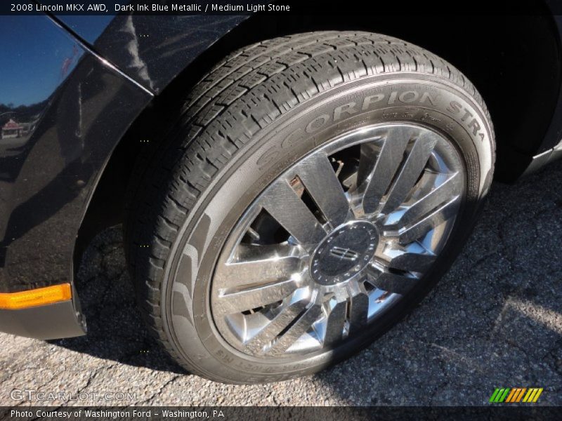 Dark Ink Blue Metallic / Medium Light Stone 2008 Lincoln MKX AWD