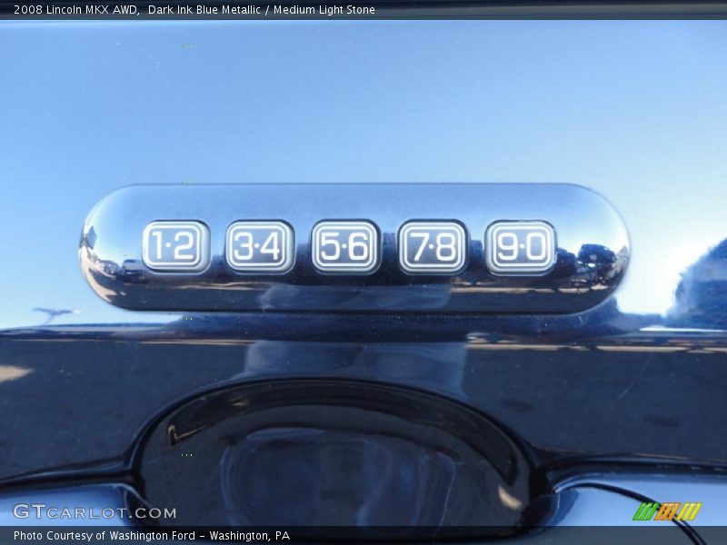 Dark Ink Blue Metallic / Medium Light Stone 2008 Lincoln MKX AWD