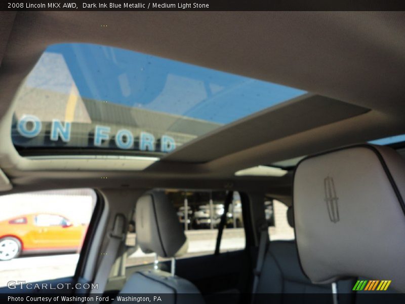 Dark Ink Blue Metallic / Medium Light Stone 2008 Lincoln MKX AWD