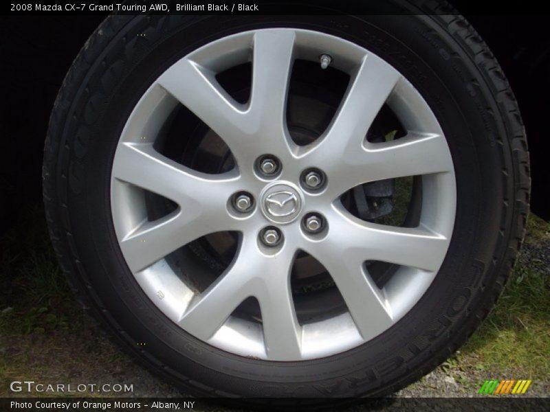 Brilliant Black / Black 2008 Mazda CX-7 Grand Touring AWD