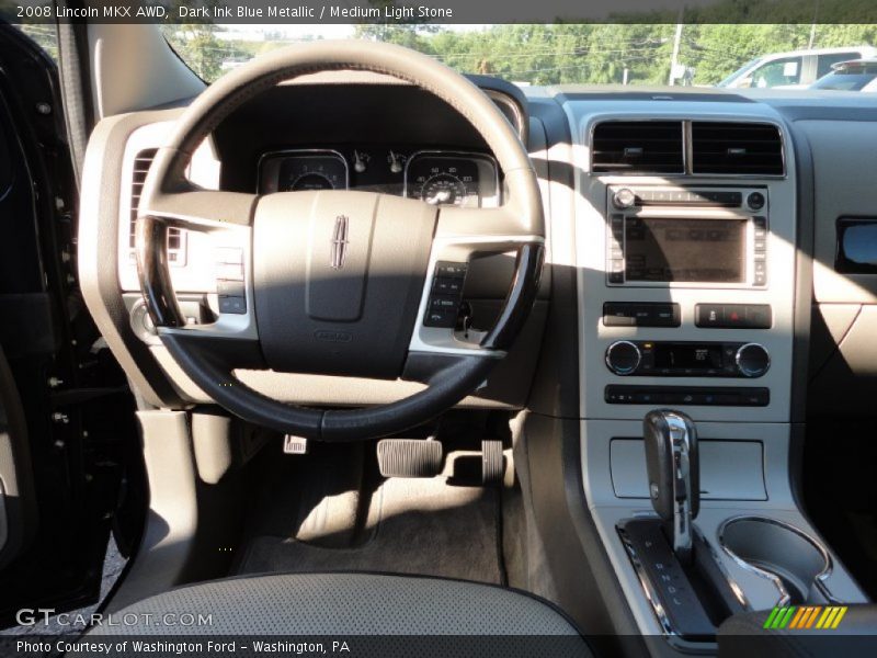 Dark Ink Blue Metallic / Medium Light Stone 2008 Lincoln MKX AWD