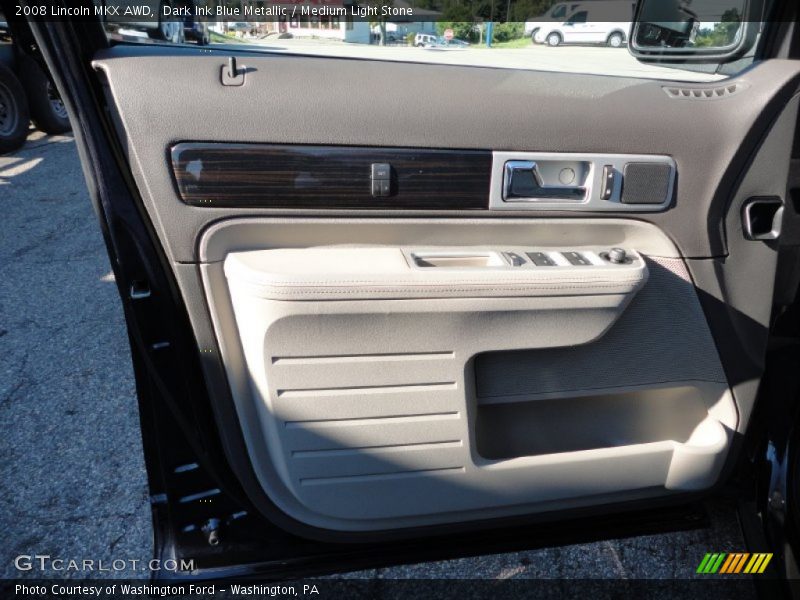 Dark Ink Blue Metallic / Medium Light Stone 2008 Lincoln MKX AWD