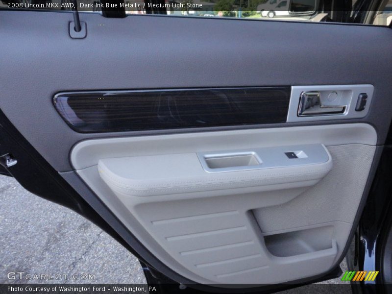 Dark Ink Blue Metallic / Medium Light Stone 2008 Lincoln MKX AWD