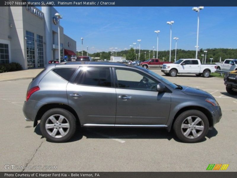 Platinum Pearl Matallic / Charcoal 2007 Nissan Murano SL AWD